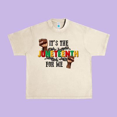 Its The Juneteenth For Me Urban Heavy Tee Designed By Cowgirlartshop