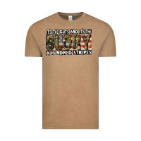 Vintage Coffee its the guts and its the glory a hundred stripes Vintage Tee - CowGirlArtShop