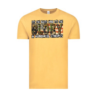 Vintage Mustard its the guts and its the glory a hundred stripes Vintage Tee - CowGirlArtShop