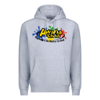 Heather Grey vintage awana clubs Premium Hoodie - InspiraDesign