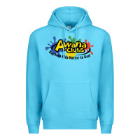 Ocean Blue vintage awana clubs Premium Hoodie - InspiraDesign