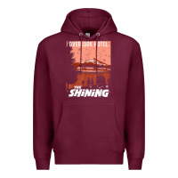 Burgundy the shining overlook ad t shirt Premium Hoodie - InspiraDesign