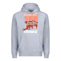 Heather Grey the shining overlook ad t shirt Premium Hoodie - InspiraDesign