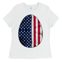 White AMERICAN FLAG Ladies Tee - Bettercallsaul
