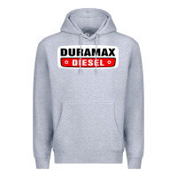 Heather Grey duramax diesel Premium Hoodie - InspiraDesign