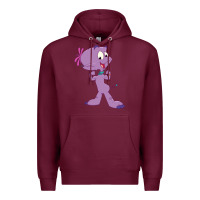 Burgundy Widget the World Watcher gift Premium Hoodie - trangStudio
