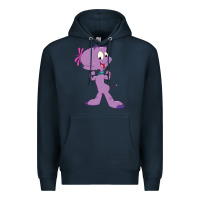 Navy Widget the World Watcher gift Premium Hoodie - trangStudio