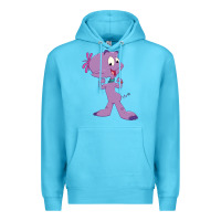 Ocean Blue Widget the World Watcher gift Premium Hoodie - trangStudio