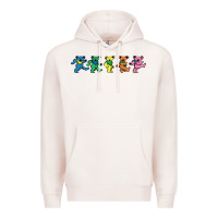 Pale Pink Jerrys Designer Bears Premium Hoodie - InspiraDesign