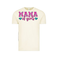 Vintage Arctic mama of girls floral pattern turquoise heart Vintage Tee - Jasminsmagicworld