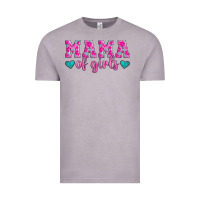Vintage Zinc mama of girls floral pattern turquoise heart Vintage Tee - Jasminsmagicworld