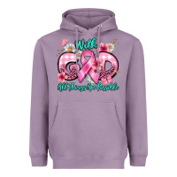 Lavender with god all things are possible Heavyweight Hoodie - BarkalooDesign