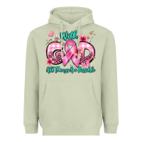 Matcha with god all things are possible Heavyweight Hoodie - BarkalooDesign