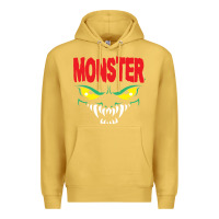 Antique Gold monster Premium Hoodie - InspiraDesign