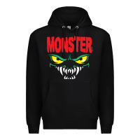 Black monster Premium Hoodie - InspiraDesign