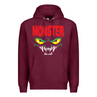 Burgundy monster Premium Hoodie - InspiraDesign