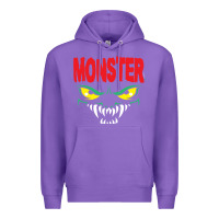 Purple monster Premium Hoodie - InspiraDesign
