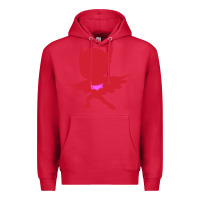 Cardinal owlette illustration Premium Hoodie - InspiraDesign