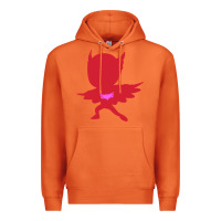 Carrot owlette illustration Premium Hoodie - InspiraDesign