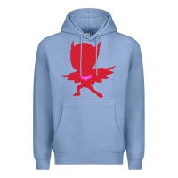 Colony Blue owlette illustration Premium Hoodie - InspiraDesign