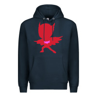 Navy owlette illustration Premium Hoodie - InspiraDesign