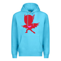Ocean Blue owlette illustration Premium Hoodie - InspiraDesign
