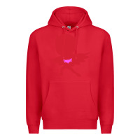 Red owlette illustration Premium Hoodie - InspiraDesign