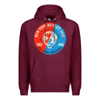 Burgundy New York World's Fair 196465 Premium Hoodie - InspiraDesign