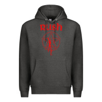 Charcoal Heather vintage starman Premium Hoodie - InspiraDesign