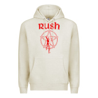 Oatmeal Heather vintage starman Premium Hoodie - InspiraDesign