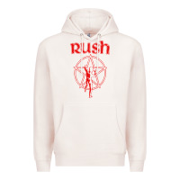 Pale Pink vintage starman Premium Hoodie - InspiraDesign