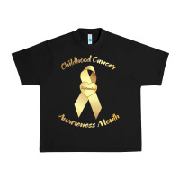Black childhood cancer awareness children cure kids Urban Heavy Tee - DesignPulse