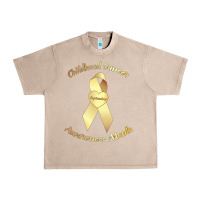 French Oak childhood cancer awareness children cure kids Urban Heavy Tee - DesignPulse