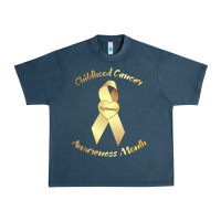 Childhood Cancer Awareness Children Cure Kids Urban Heavy Tee | Teevron