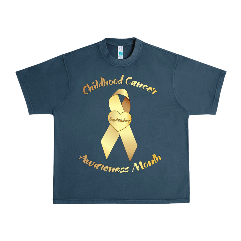 Childhood Cancer Awareness Children Cure Kids Urban Heavy Tee by DesignPulse | Teevron