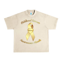 Sandshell childhood cancer awareness children cure kids Urban Heavy Tee - DesignPulse