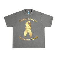 Tornado childhood cancer awareness children cure kids Urban Heavy Tee - DesignPulse