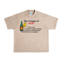 French Oak the 4 stages of soju i'm rich i'm good looking t shirt Urban Heavy Tee - DesignPulse