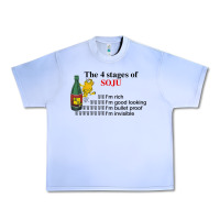 Grape Ice the 4 stages of soju i'm rich i'm good looking t shirt Urban Heavy Tee - DesignPulse