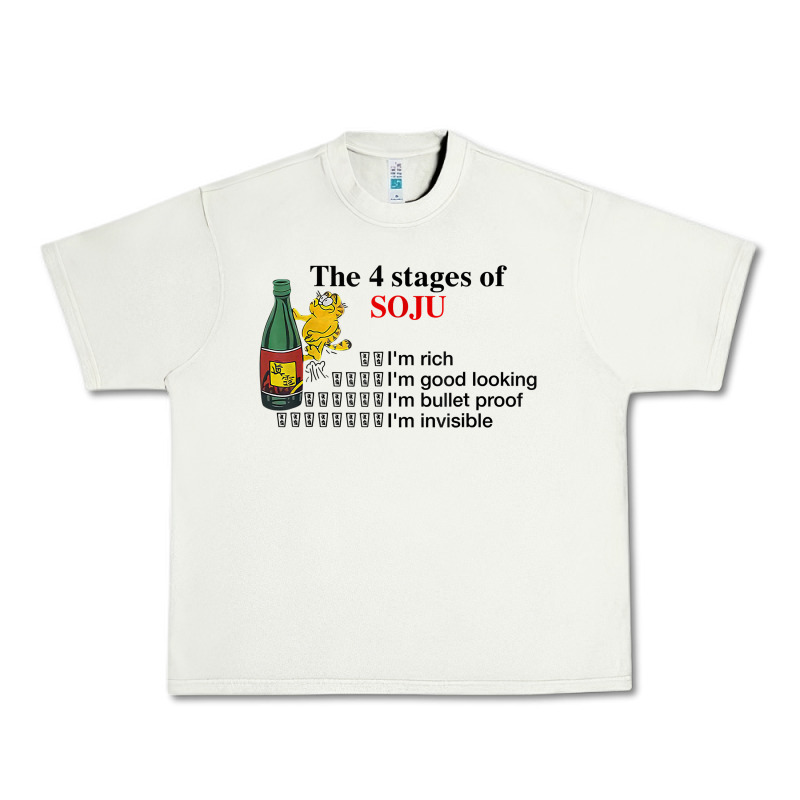 The 4 Stages Of Soju I'm Rich I'm Good Looking T Shirt Urban Heavy Tee by DesignPulse | Teevron