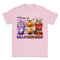 Bubblegum Pink hallothanksmas coffee cups Classic Tee - texasbilliewilder