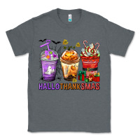 Charcoal Heather hallothanksmas coffee cups Classic Tee - texasbilliewilder