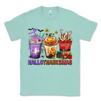 Seafoam hallothanksmas coffee cups Classic Tee - texasbilliewilder