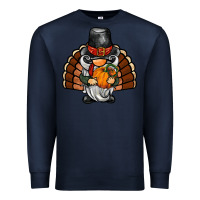 Navy thanksgiving turkey gnome Premium Sweatshirt - BarkalooDesign