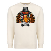 Sandshell thanksgiving turkey gnome Premium Sweatshirt - BarkalooDesign