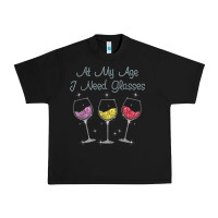 Black At My Age I need Glasses Urban Heavy Tee - DesignPulse