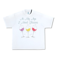 White At My Age I need Glasses Urban Heavy Tee - DesignPulse
