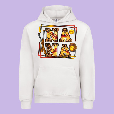 Softball  Nana Urban Hoodie Designed By Adodesignshop