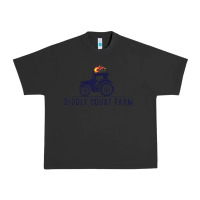Pigment Black diddly farm for men and women Urban Heavy Tee - DesignPulse