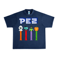 Navy halloween pez Urban Heavy Tee - trangStudio